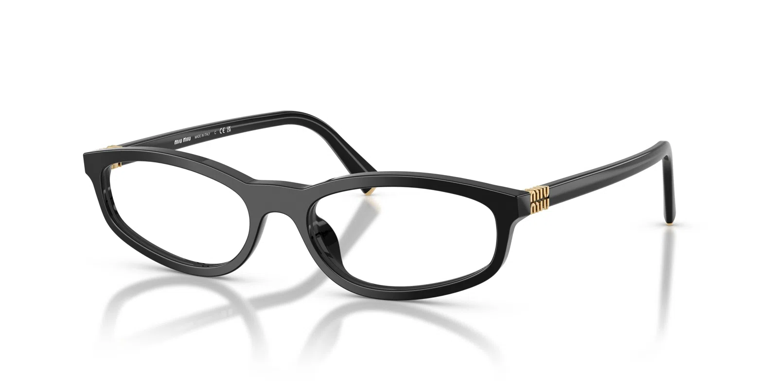 Miu 01ZV Eyeglasses - view 3